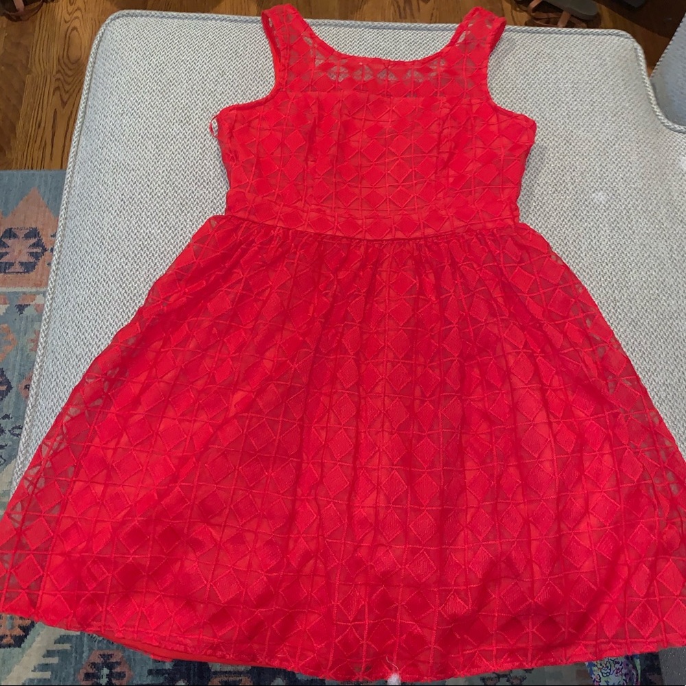 Red brand new Blush dress size small! Never worn